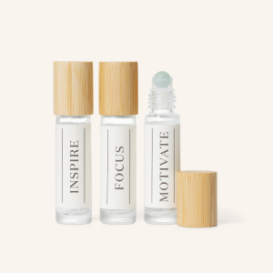 "Inspire, Motivate, & Focus" Glass Rollers